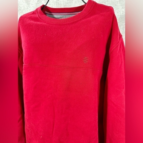 IZOD red crewneck sweater size M - Picture 8 of 9